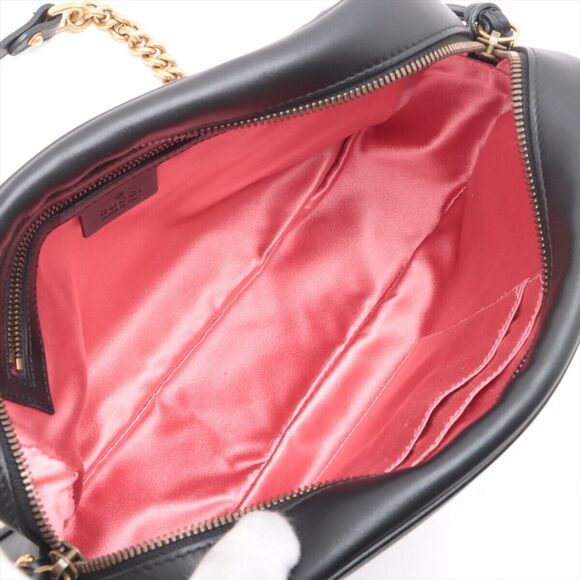 Gucci Gg Marmont Leather Chain Shoulder #137003G89B - Picture 6 of 10